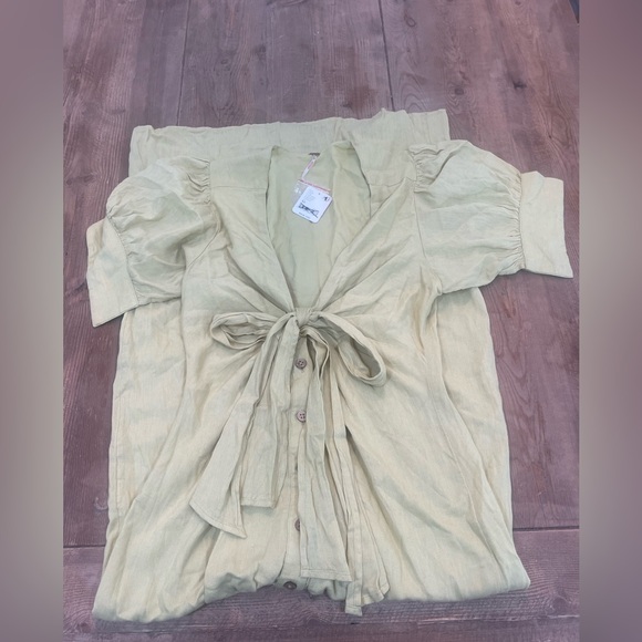 NWT Free people vintage summer midi dress in Lima bean size XS - Picture 6 of 12